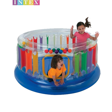 INTEX JUMP-O-LENE TRANSPARENT RING BOUNCE - 48264